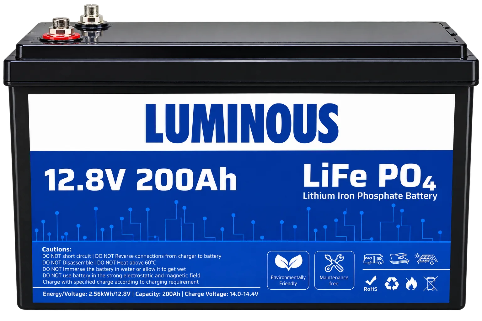Luminous 12.8V 200ah